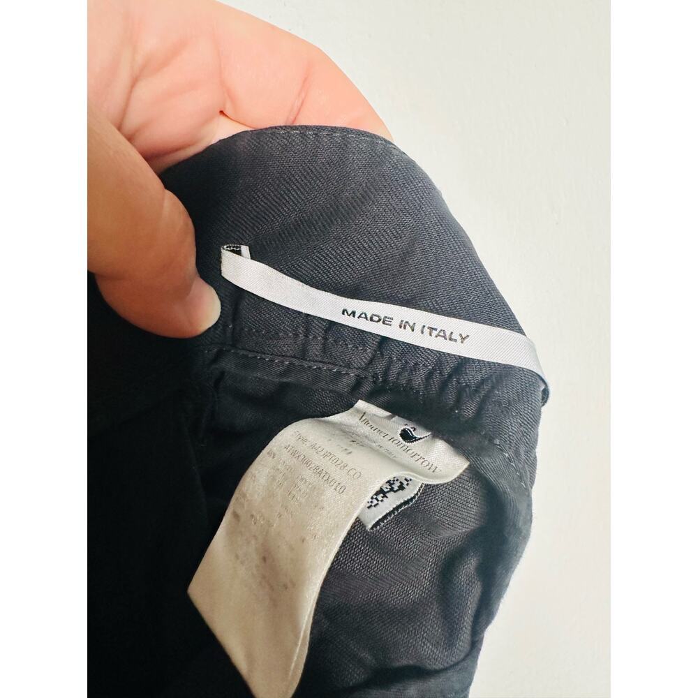 ANOTHER TOMORROW Black Cotton Front Button Fly Cargo Style Trouser Pant Size 42 - Picture 11 of 14
